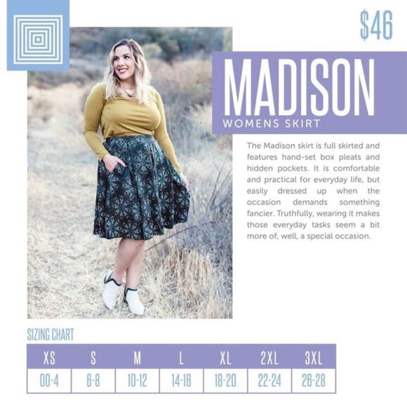 LularoeāMadisonāSkirt - Picture 5 of 5